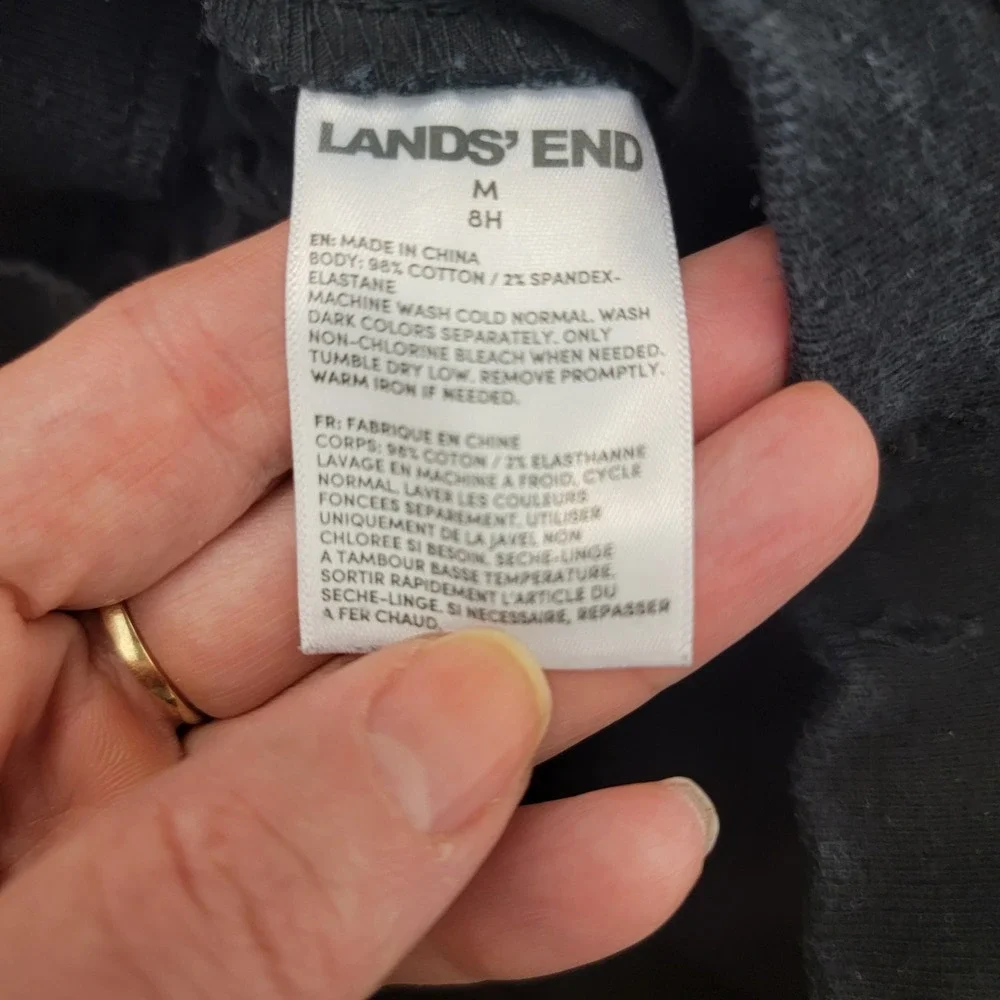 Lands End Lot of 5 Boys Stretch Soft Rib Waist Iron Knee Pull On Pants M 8H